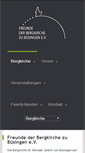 Mobile Screenshot of bergkirche-buesingen.de