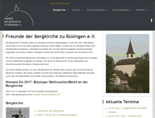 Tablet Screenshot of bergkirche-buesingen.de